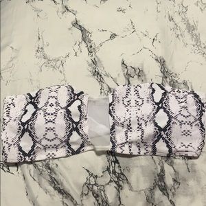 Shein Swimtop Rattlesnake